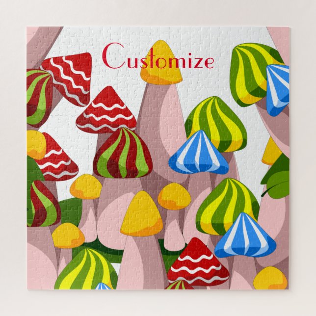 Magic Mushroom Cathedral Thunder_Cove Jigsaw Puzzle (Vertical)