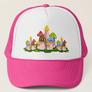 Magic Mushroom Cathedral Thunder_Cove Trucker Hat