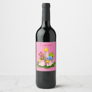 Magic Mushroom Cathedral Thunder_Cove Wine Label