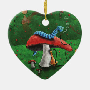 Magic Mushroom Ceramic Tree Decoration