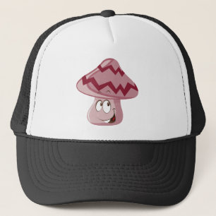Magic Mushroom Emoji Trucker Hat