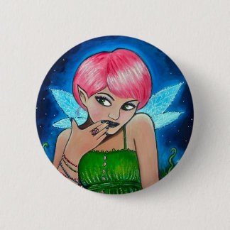 Magic Mushroom Faery 6 Cm Round Badge