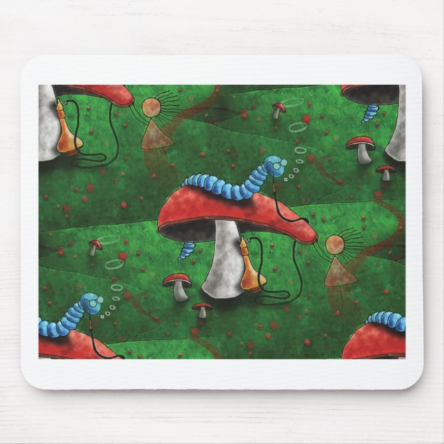 Magic Mushroom Mouse Mat (Front)