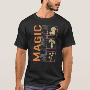 Magic Mushroom Mushroom Fungi Vintage Botanical N T-Shirt