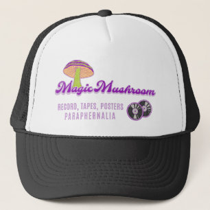 Magic Mushroom Music Store La Mirada Vintage Trucker Hat