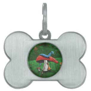 Magic Mushroom Pet ID Tag