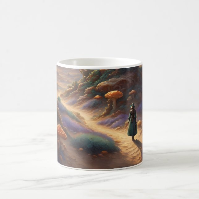 Magic Mushroom Planet  Coffee Mug (Center)