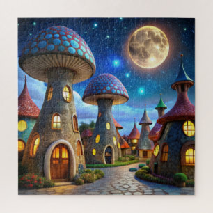 Magic Mushroom World: 4K Ultra-Realistic Modern Jigsaw Puzzle