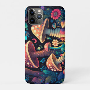 Magic mushrooms butterflies     iPhone 11 pro case
