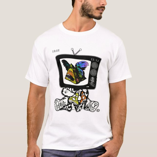 MAGIC MUSHROOMS - DMT SPIRITUAL GRAFFITI T-SHIRT (Front)