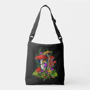 Magic Mushrooms Fungi Crossbody Bag