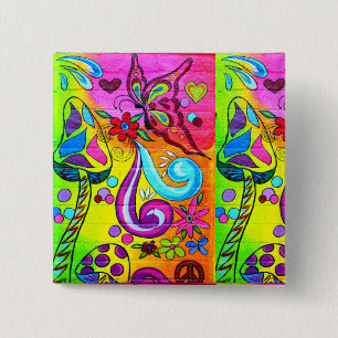 magic mushrooms groovy button