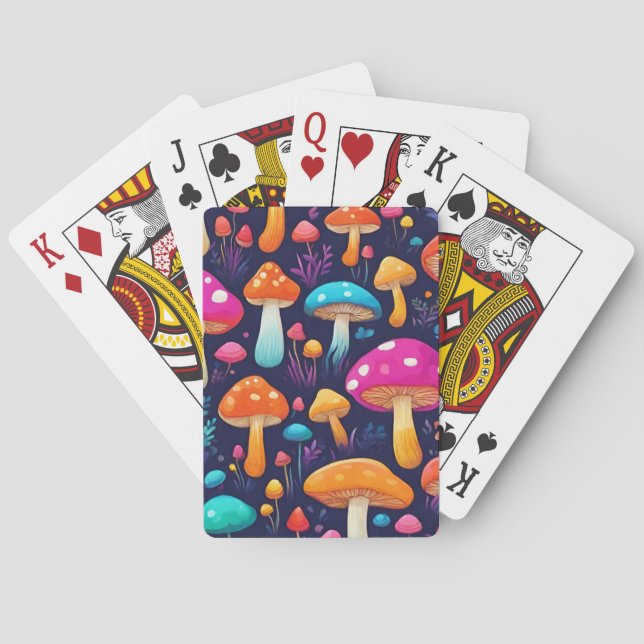 Magic Mushrooms Playing Cards (Back)