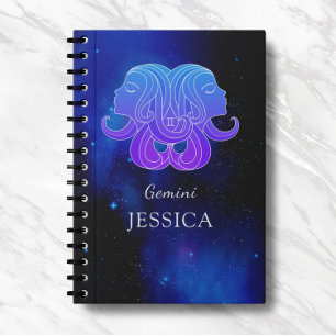Magic Name with Zodiac sign Gemini Notebook