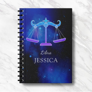 Magic Name with Zodiac sign Libra Notebook
