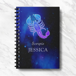 Magic Name with Zodiac sign Scorpio Notebook