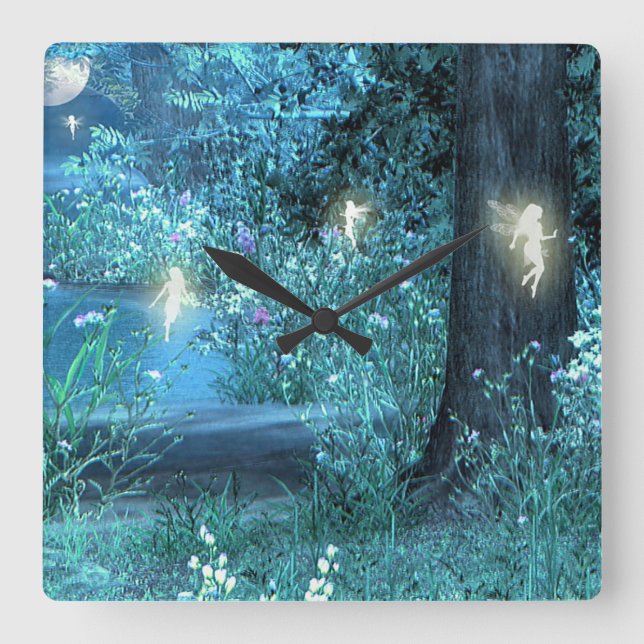Magic night Fairy Clock (Front)