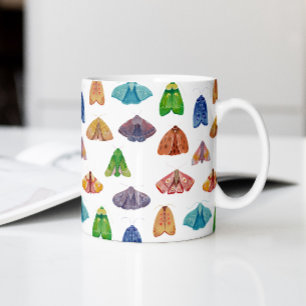 Magic night moth pattern. Mystical butterfly  Coffee Mug