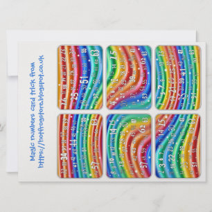 Magic Numbers card trick from Hot Frog Graphics