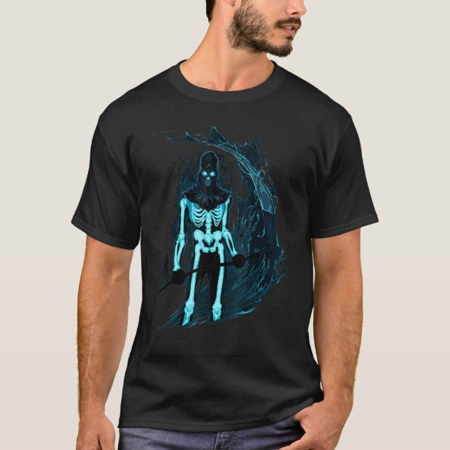 Magic Occult Grim Reaper T-Shirt (Front)