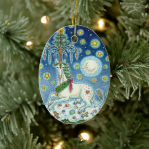 MAGIC OF A CHRISTMAS UNICORN, HORSE ORNAMENT Dated