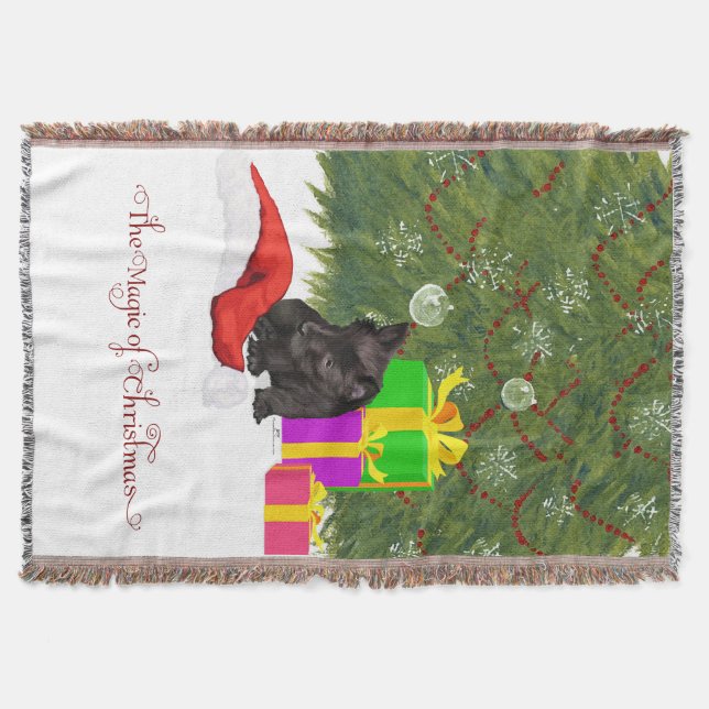 Magic of Christmas Throw Blanket (Front)
