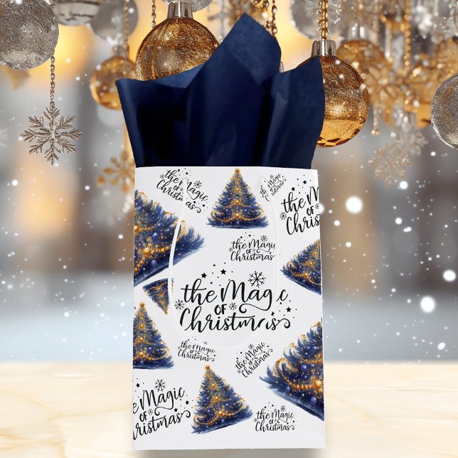 Magic of Christmas Trees Medium Gift Bag (Creator Uploaded)