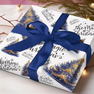 Magic of Christmas Trees Wrapping Paper