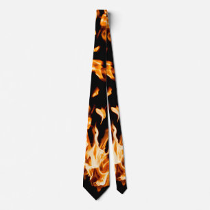 Magic of fire neck tie