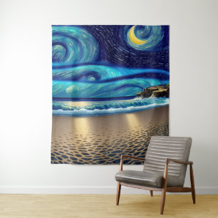 Magic of the Blue Ocean Tapestry