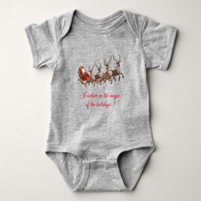 Magic of the Holidays Baby Bodysuit (Front)