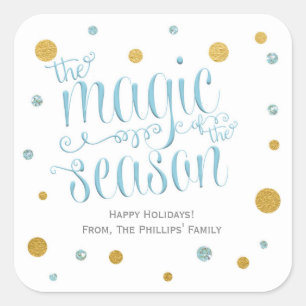 Magic of the Season Christmas Holiday Sticker