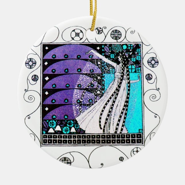 MAGIC OF THE SPRING CERAMIC TREE DECORATION (Front)