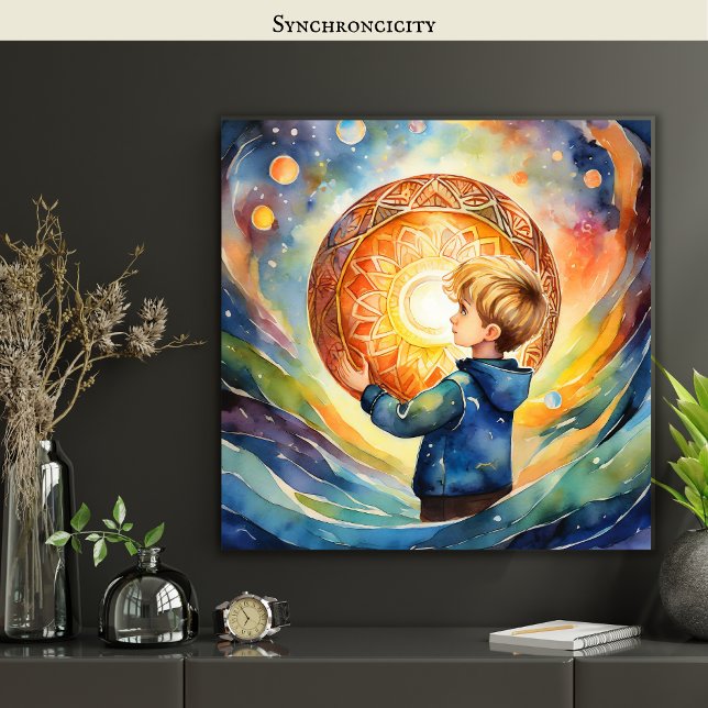 Magic Orbs Spirituality Mysticism One Soul Cosmic Poster (Creator Uploaded)