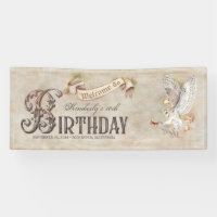 Magic Owl Birthday Party Welcome