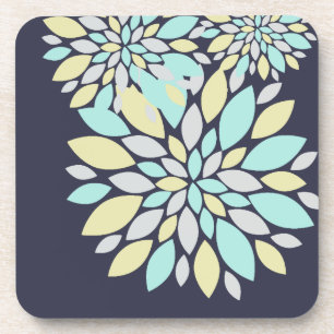 Magic Pastel Colour Flower Petals Coaster