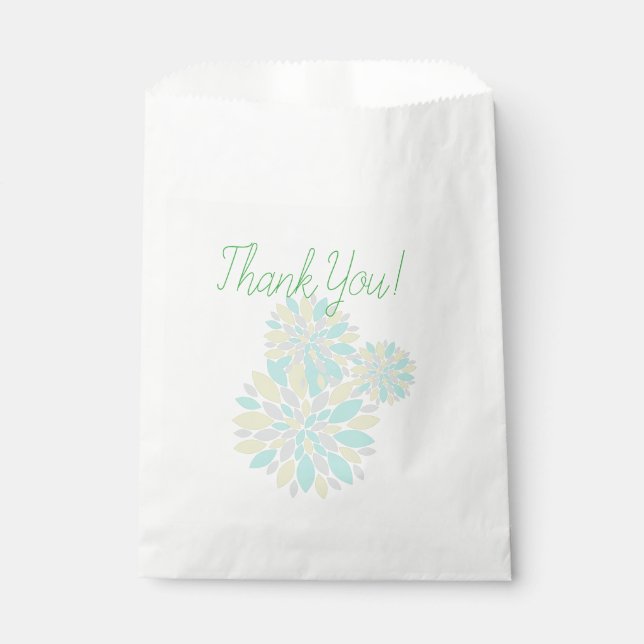 Magic Pastel Colour Flower Petals Favour Bags (Front)