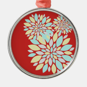 Magic Pastel Colour Flower Petals Metal Tree Decoration