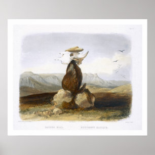 Magic Pile Erected by the Assiniboin Indians, plat Poster