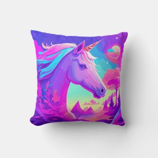 Magic Pink Unicorn Cushion