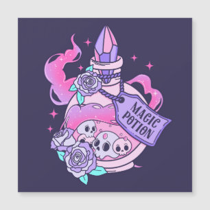 Magic Potion Cute Pink Halloween Potion Bottle