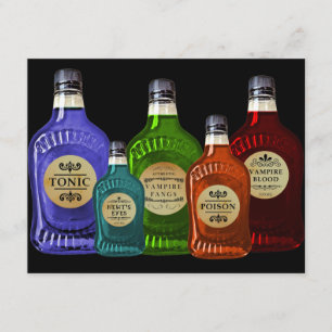 Magic Potion Invitation Tonic Vampire Blood Poison