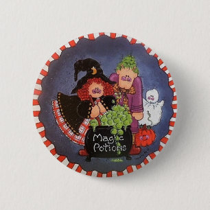 Magic Potions Button Pin