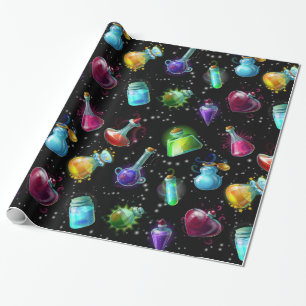 Magic Potions Pattern Wrapping Paper