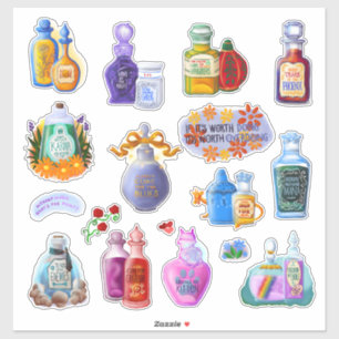 Magic Potions   Sticker Sheet