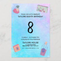 Magic Potions Watercolor 8TH Birthday Party
