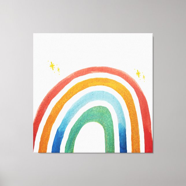 Magic Rainbow Canvas Print (Front)