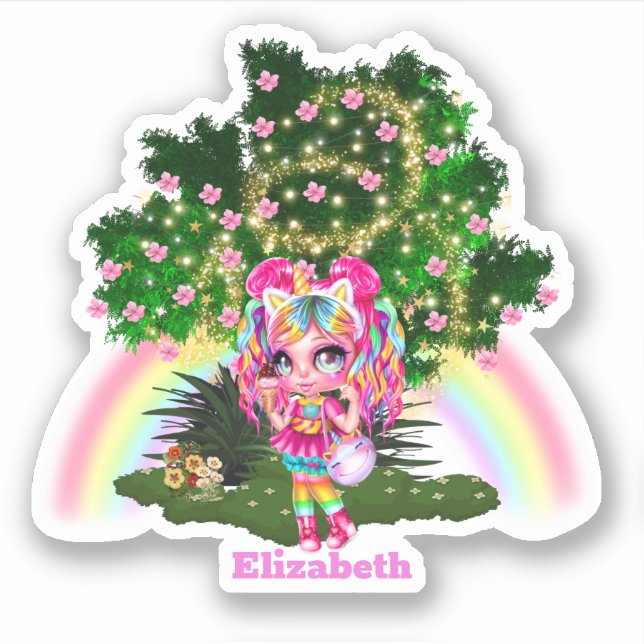 Magic rainbow girl fairytale pixie dust (Front)