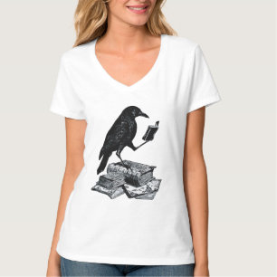 Magic Raven with Academic Books T-Shirt