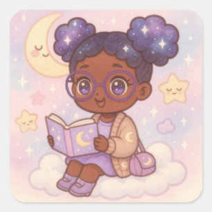 Magic Reader Square Sticker